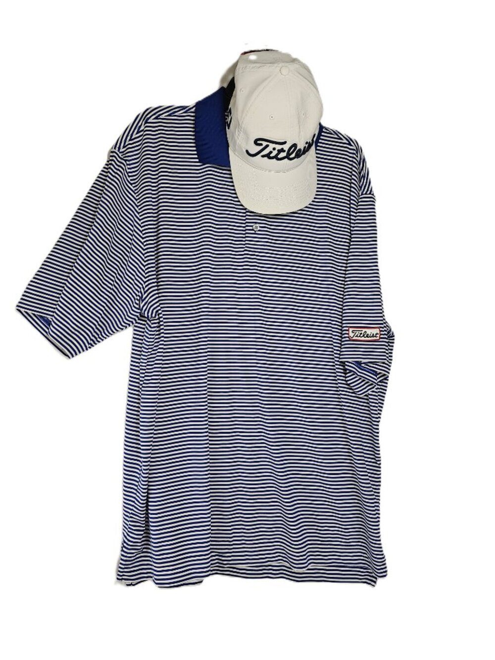 FootJoy "Titleist" Golf Polo Shirt with "Titleist/ FootJoy PRO V1 cap